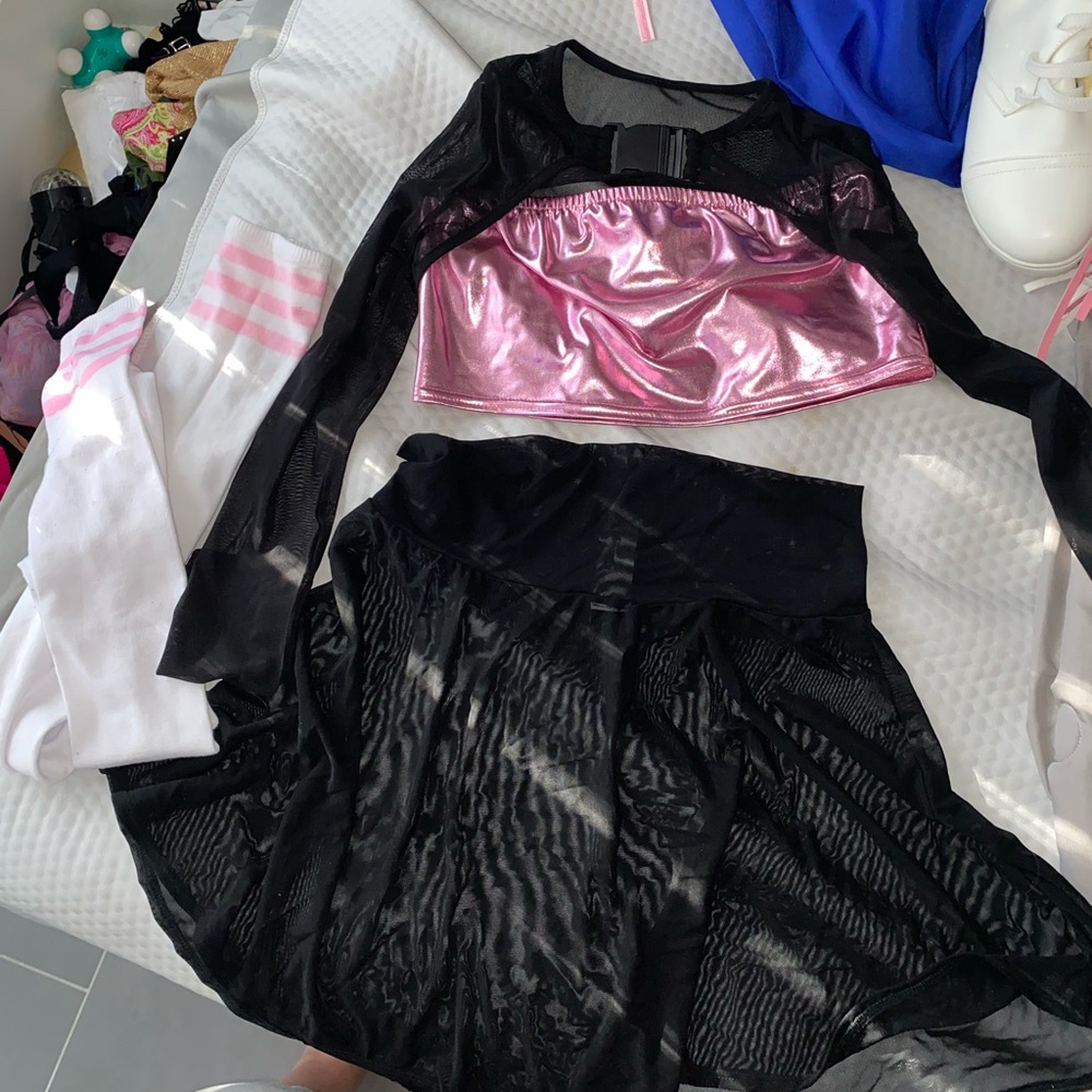 Rave outfit bundle with holographic Fanny pack